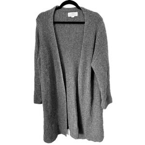 Trovata Long Gray Cozy Cardigan Sz M